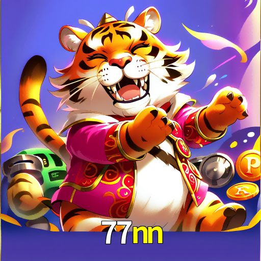 Imagem promocional da 77nn mostrando a plataforma e suas vantagens